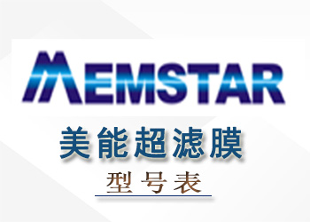 美能超滤膜组件性能参数型号表